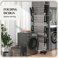 Four-Tier Tower Airer, drying space across four shelves