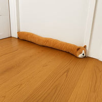 Sleepy Cat Draught Excluder in a hallway