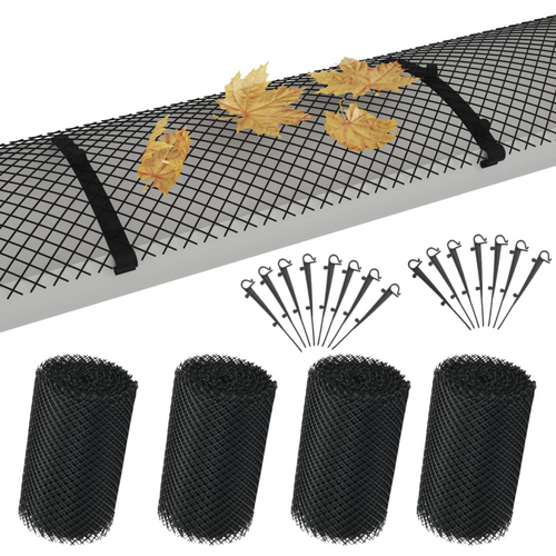 Gutter mesh panel and clip, product detail